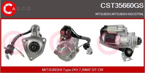 Casco CST35660GS - Стартер autocars.com.ua