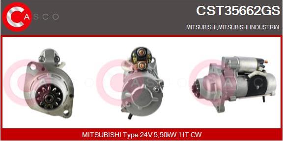 Casco CST35662GS - Стартер autocars.com.ua