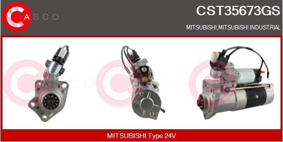 Casco CST35673GS - Стартер avtokuzovplus.com.ua