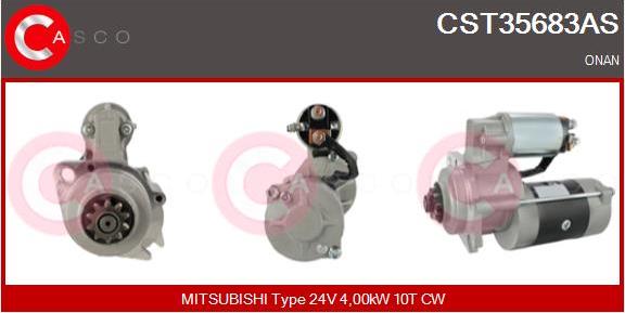 Casco CST35683AS - Стартер autocars.com.ua