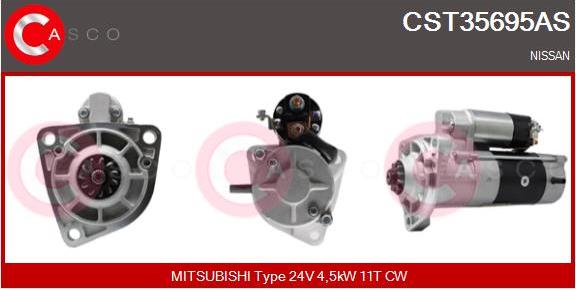 Casco CST35695AS - Стартер autocars.com.ua