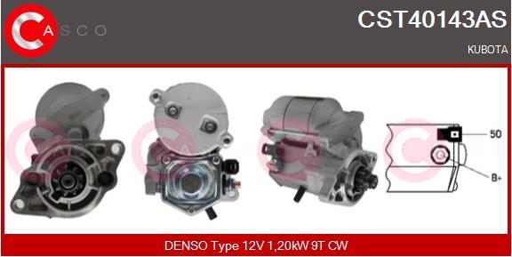 Casco CST40143AS - Стартер autocars.com.ua