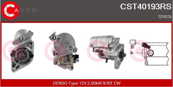 Casco CST40193RS - Стартер autocars.com.ua