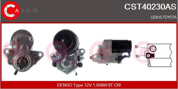 Casco CST40230AS - Стартер autocars.com.ua