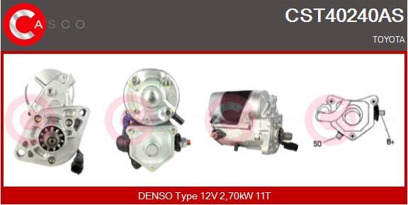 Casco CST40240AS - Стартер autocars.com.ua