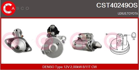 Casco CST40249OS - Стартер autodnr.net