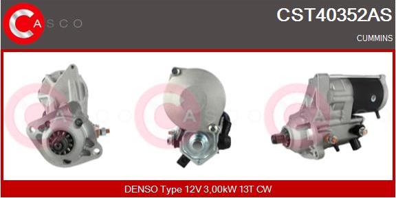 Casco CST40352AS - Стартер autocars.com.ua