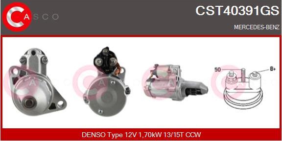 Casco CST40391GS - Стартер autocars.com.ua