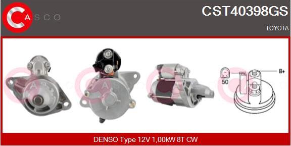 Casco CST40398GS - Стартер avtokuzovplus.com.ua