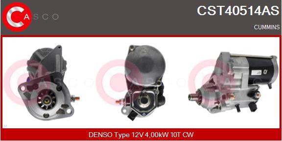 Casco CST40514AS - Стартер autocars.com.ua