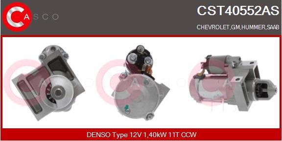 Casco CST40552AS - Стартер autocars.com.ua