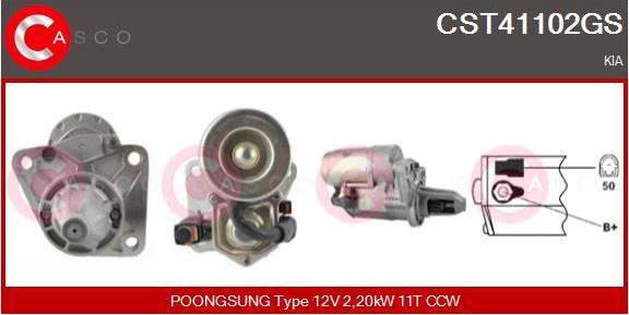 Casco CST41102GS - Стартер autocars.com.ua