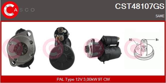 Casco CST48107GS - Стартер autodnr.net