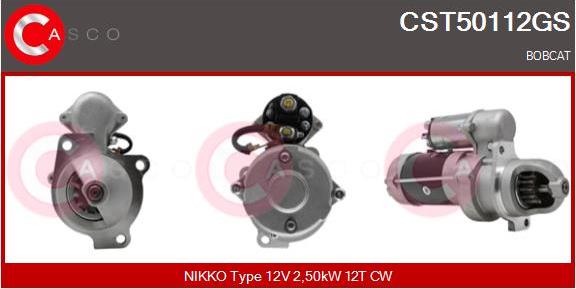 Casco CST50112GS - Стартер autocars.com.ua