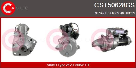 Casco CST50628GS - Стартер autocars.com.ua