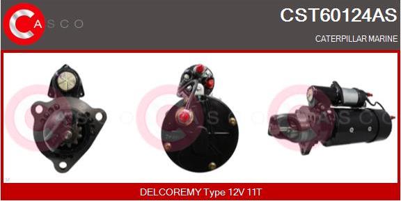 Casco CST60124AS - Стартер autocars.com.ua