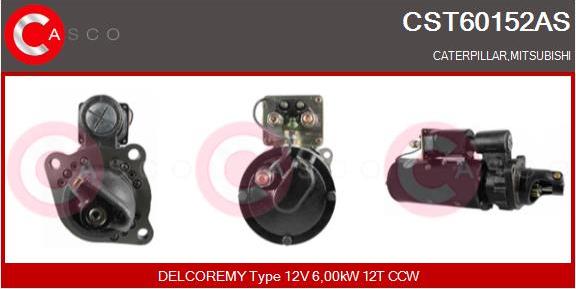 Casco CST60152AS - Стартер autocars.com.ua