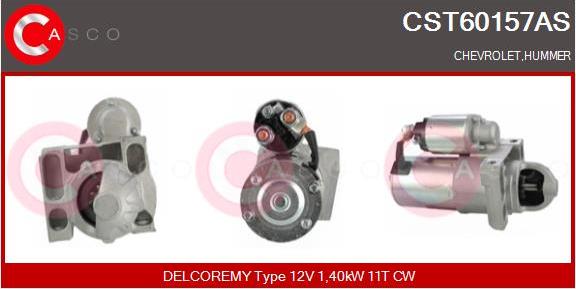 Casco CST60157AS - Стартер autocars.com.ua