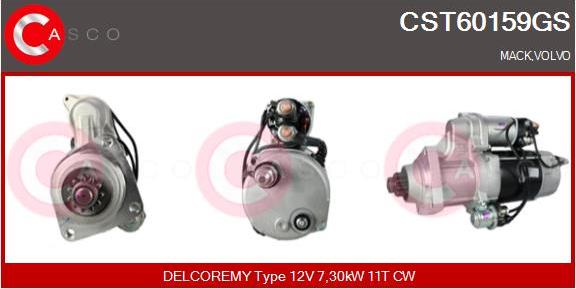 Casco CST60159GS - Стартер autocars.com.ua