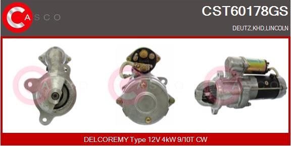 Casco CST60178GS - Стартер autocars.com.ua