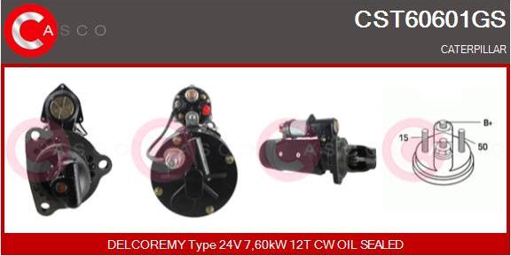 Casco CST60601GS - Стартер avtokuzovplus.com.ua