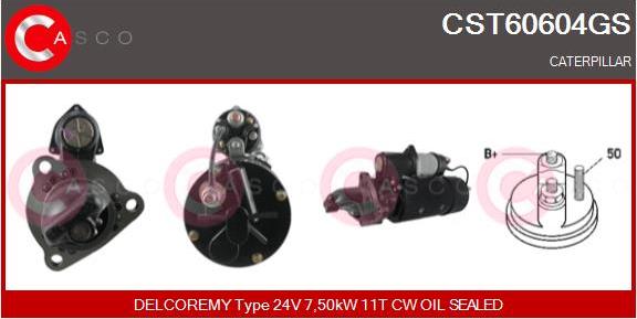 Casco CST60604GS - Стартер autocars.com.ua