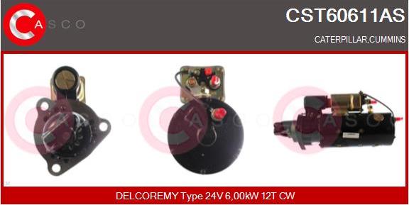 Casco CST60611AS - Стартер avtokuzovplus.com.ua