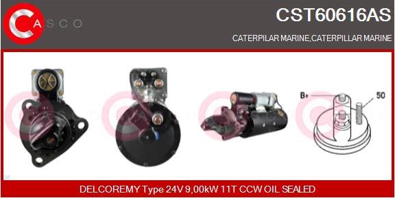 Casco CST60616AS - Стартер autocars.com.ua