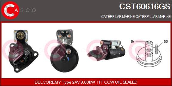 Casco CST60616GS - Стартер autocars.com.ua