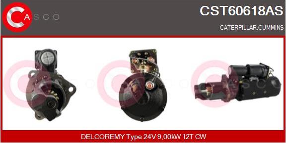 Casco CST60618AS - Стартер avtokuzovplus.com.ua