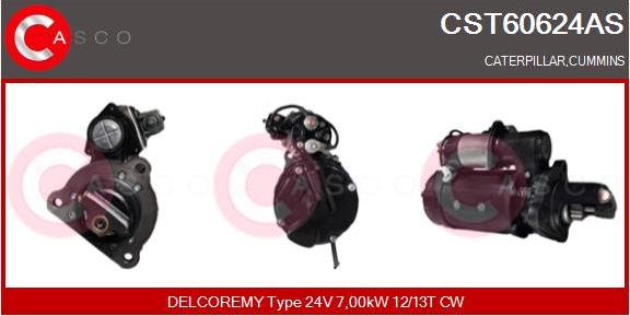 Casco CST60624AS - Стартер avtokuzovplus.com.ua