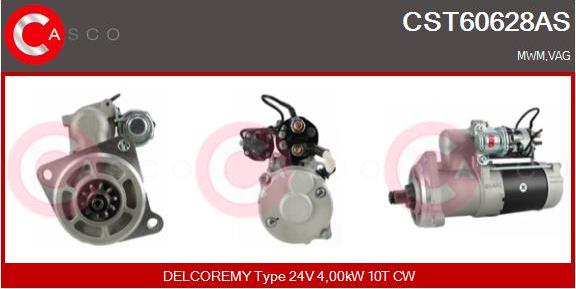 Casco CST60628AS - Стартер autocars.com.ua