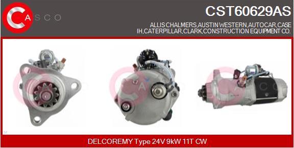 Casco CST60629AS - Стартер avtokuzovplus.com.ua