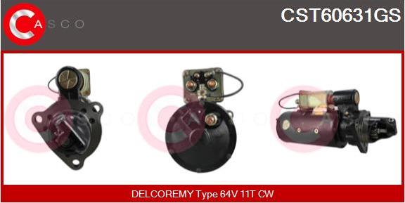 Casco CST60631GS - Стартер avtokuzovplus.com.ua