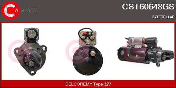 Casco CST60648GS - Стартер autocars.com.ua