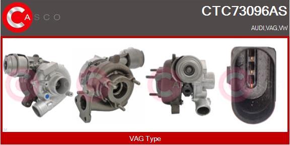 Casco CTC73096AS - Турбина, компрессор avtokuzovplus.com.ua