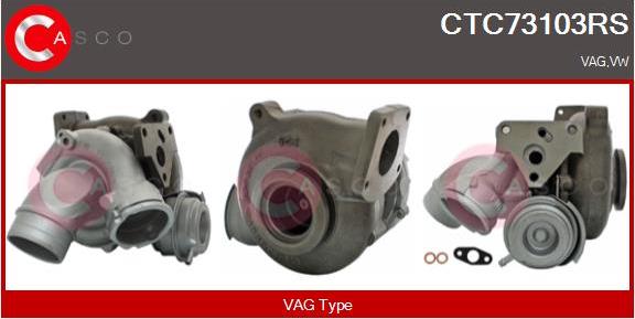 Casco CTC73103RS - Турбина, компрессор avtokuzovplus.com.ua