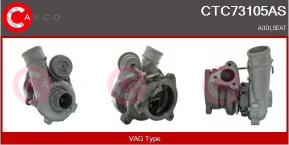 Casco CTC73105AS - Турбина, компрессор autodnr.net