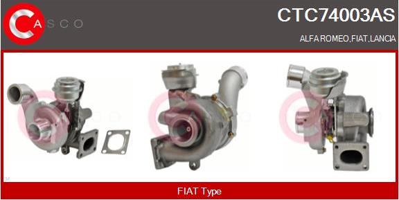 Casco CTC74003AS - Турбина, компрессор autodnr.net