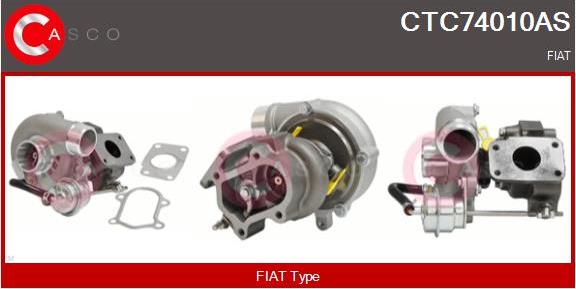 Casco CTC74010AS - Турбина, компрессор autodnr.net