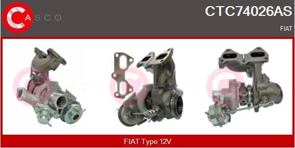 Casco CTC74026AS - Турбина, компрессор avtokuzovplus.com.ua