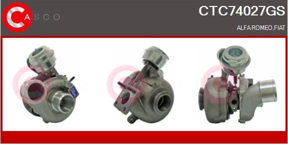 Casco CTC74027GS - Турбина, компрессор avtokuzovplus.com.ua