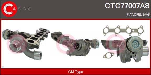 Casco CTC77007AS - Турбина, компрессор autodnr.net