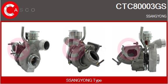 Casco CTC80003GS - Компресор, наддув autocars.com.ua