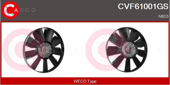Casco CVF61001GS - Зчеплення, вентилятор радіатора autocars.com.ua