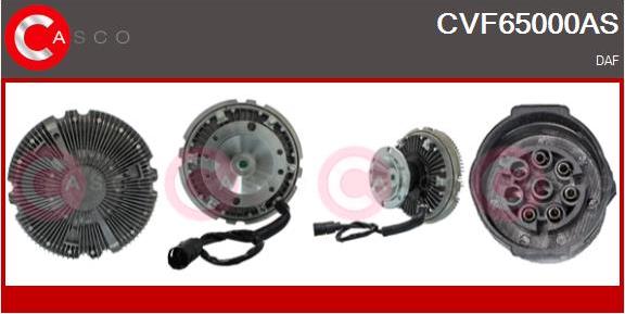 Casco CVF65000AS - Сцепление, вентилятор радиатора avtokuzovplus.com.ua