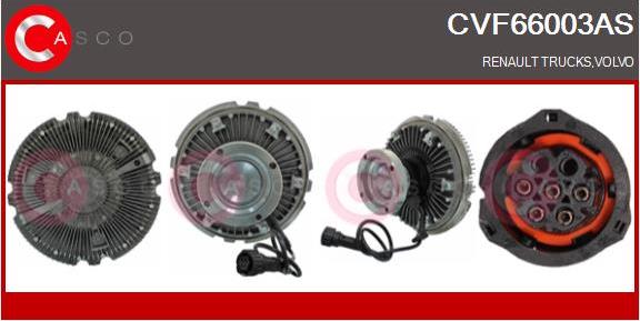 Casco CVF66003AS - Зчеплення, вентилятор радіатора autocars.com.ua