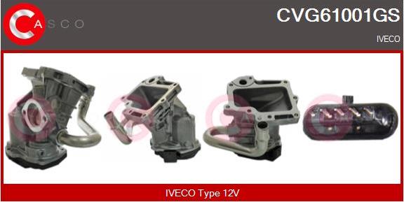 Casco CVG61001GS - Клапан повернення ОГ autocars.com.ua