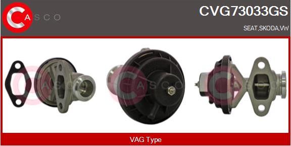 Casco CVG73033GS - Клапан возврата ОГ avtokuzovplus.com.ua