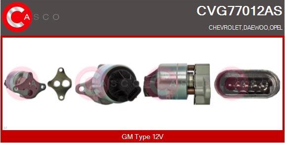 Casco CVG77012AS - Клапан возврата ОГ avtokuzovplus.com.ua